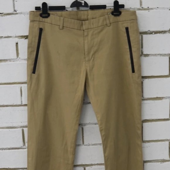 WooYoungMi Black Zipper / Khaki Pant - Picture 1 of 3
